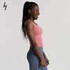slenddy运动无袖上衣女瑜伽T恤弹力跑步带胸垫背心Muse S1302 商品缩略图3