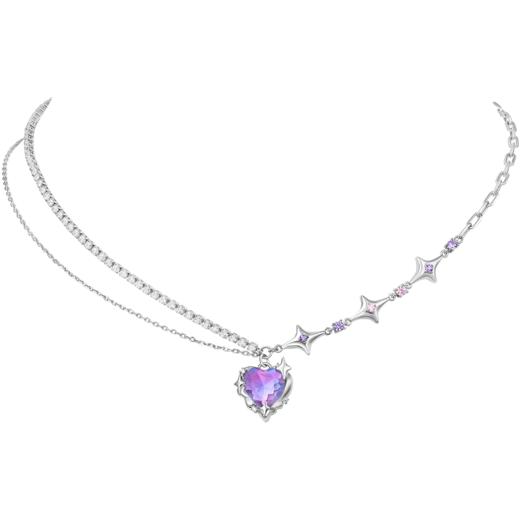 ZEGL设计师银河甜心系列爱心项链女轻奢小众高级设计感锁骨链配饰 商品图7