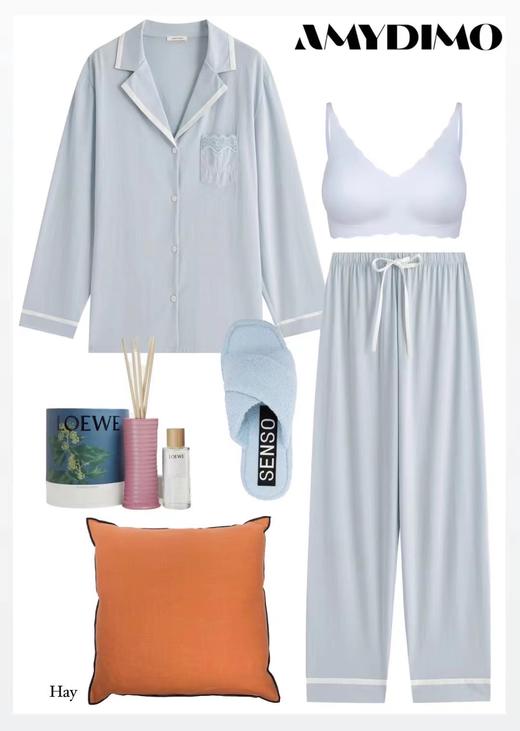 AMYDIMO早睡系列-居家睡衣女士2件套家居服 商品图0