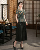 日常改良，老上海复古民国风时尚气质妈妈旗袍套装ZA-014 商品缩略图3