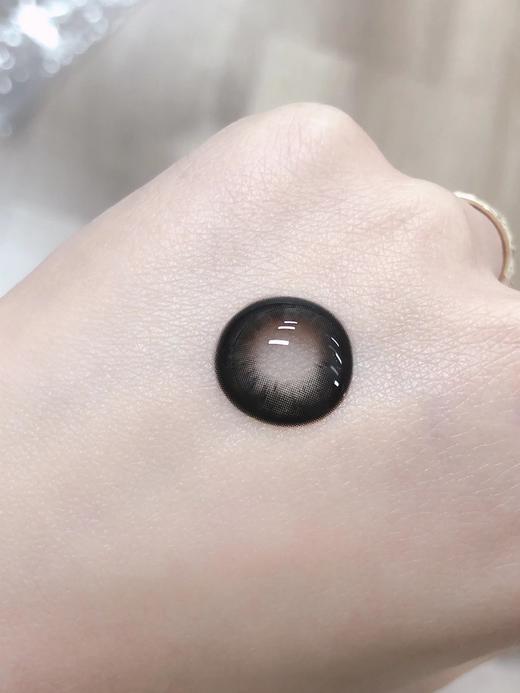 DorisCon 黑桃香槟 半年抛 2片 14.5mm 着色14.3mm  基弧8.6 含水38% 韩国进口 商品图5