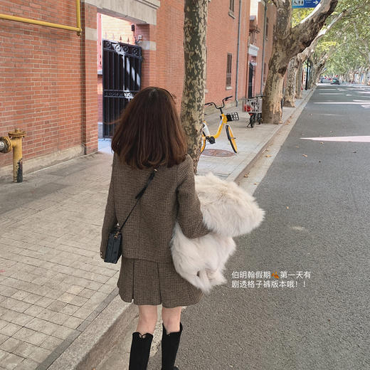 福利 金蘑菇菇【英伦假期】复古调调的格子系列~内搭也不能输哦 商品图3