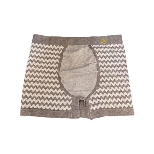 黛唯梵黑桃A男士中腰棉内裤经典波浪花纹柔软透气舒适高弹力裸感四角裤七夕情人节 商品图4