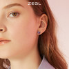 ZEGL设计师银河甜心系列四芒星耳钉女爱心耳环酷925银针小众耳饰 商品缩略图1