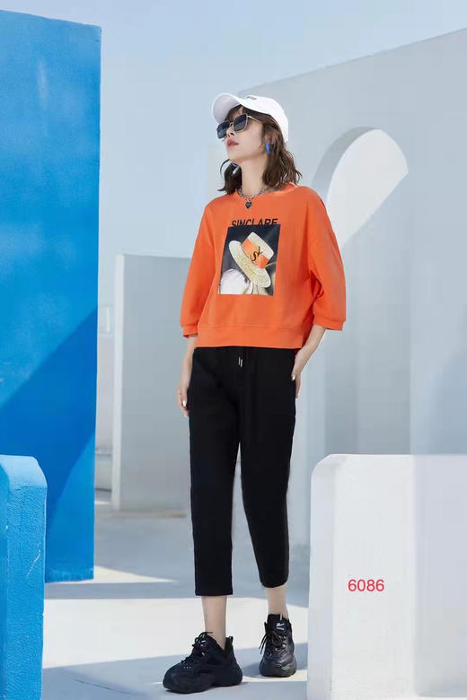 女圆领短T6086 商品图2