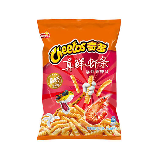 奇多真鲜虾条 鲜虾香辣味 65g 商品图0