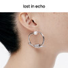 lost in echo 设计感轻奢小众捆绳结螺旋珍珠耳环925银针 商品缩略图4