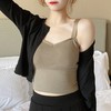 【瑜伽生活家】「洋溢青春气息」宽肩吊带背心女长款抹胸无钢圈防走光裹胸美背外穿修身内衣女 商品缩略图1