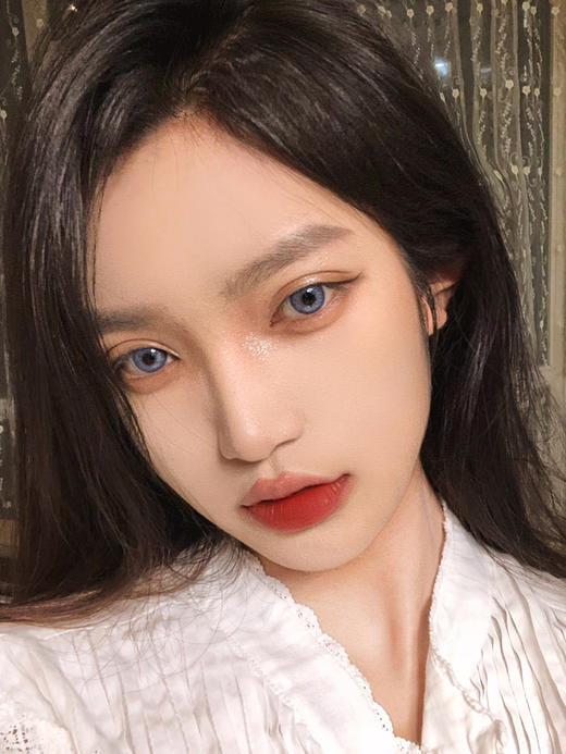 【年抛】曼塔蓝 Breeze和oiuu | 中直径14.2，着色13.5 |混血美瞳 蓝色美瞳 商品图8