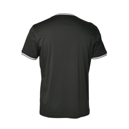 Marco Azzali黑色短袖T恤 TY541042A 商品图1