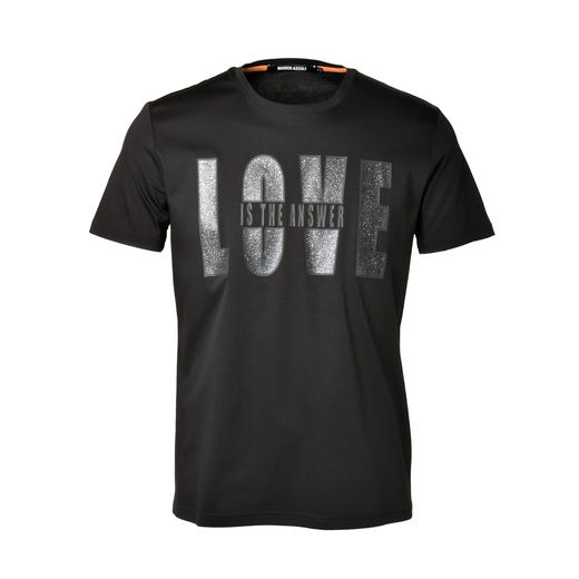 Marco Azzali黑色短袖T恤 TY541082A 商品图0