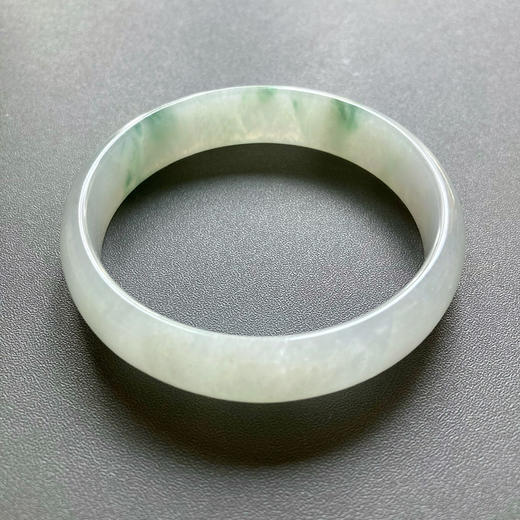 糯冰种飘花翡翠手镯60 商品图4