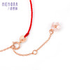 【积分抵值】时光印记系列桃花绳18K金珍珠/红玉髓手链红绳【生日会员】DBE00101/DBE00102 商品缩略图5