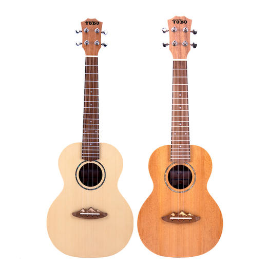 TODO尤克里里富士山下单板桃花芯面单云杉初学者23寸26寸 商品图1