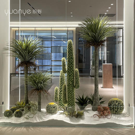 原野园林私家定做专属定制设计师机场景观商场酒店客厅大堂仿真花 商品图1