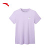 安踏短袖女士T恤2022夏季新款透气纯色舒适针织运动上衣162228109-1/2 商品缩略图0
