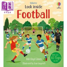 【中商原版】Look Inside Football 尤斯伯恩看里面系列足球 少儿科普 英文原版