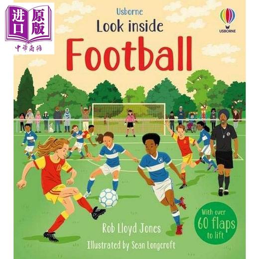【中商原版】Look Inside Football 尤斯伯恩看里面系列足球 少儿科普 英文原版 商品图0