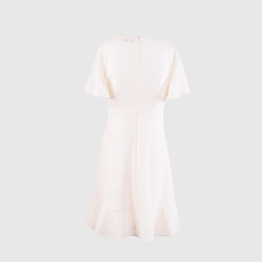 单侧一排扣荷叶摆小个子连衣裙 商品图3