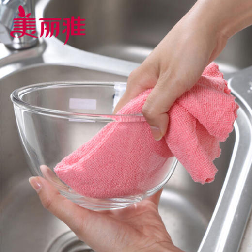 美丽雅加厚抽条超纤抹布【HC047921】 商品图1