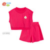 贝贝怡夏季新品女童短袖短裤套装时尚气质女宝两件套 商品缩略图4