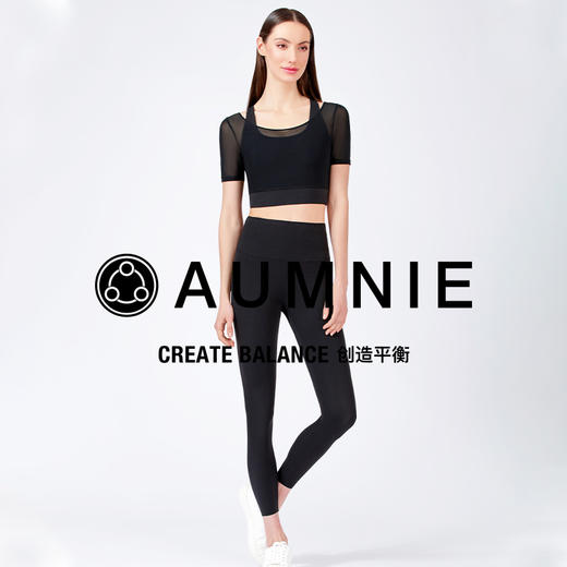 【AUMNIE】联合双层网纱上衣 UNITY MESH CROPPED TOP 商品图1