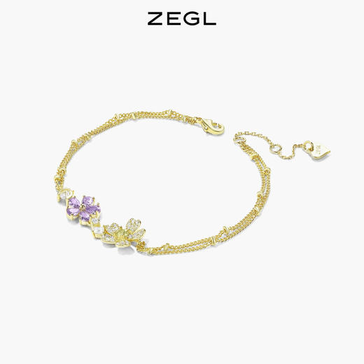 ZEGL设计师春日野趣系列925纯银花朵手链女ins小众设计闺蜜手饰品 商品图6