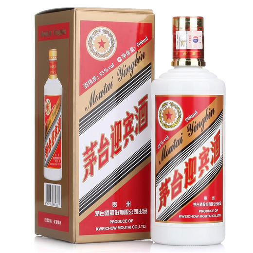 【推荐】茅台股份 迎宾中国红（2018年） 53度 500ml*3+茅台股份 老迎宾(2018年) 53度 500ml*3组合装 商品图2