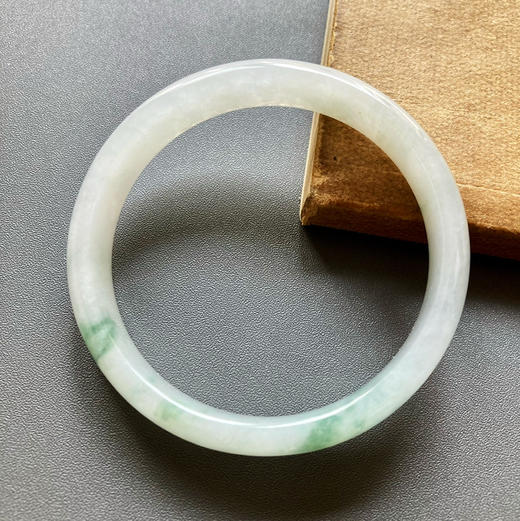 糯冰种飘花翡翠手镯60 商品图2