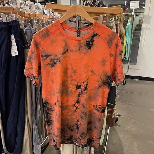  LULULEMON/露露乐檬 Metal Vent 男士夏季轧染透气短袖T恤 商品图1