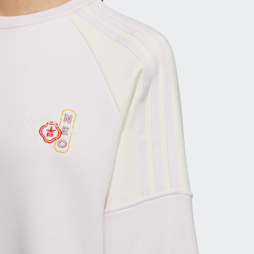 Adidas阿迪达斯NEO女装2022春季新款运动休闲套头圆领卫衣HF7292 商品图2