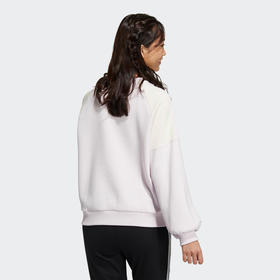 Adidas阿迪达斯NEO女装2022春季新款运动休闲套头圆领卫衣HF7292