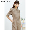 NEELLY纳俪商场同款2022夏季新款翻领上衣束脚小脚裤套装连体裤女N22032Q01169 商品缩略图2