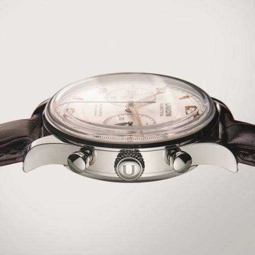 宇联（UNION GLASHÜTTE）德国手表 男士腕表 诺拉敏斯系列机械皮带计时码表 D012.427.16.037.01 商品图2