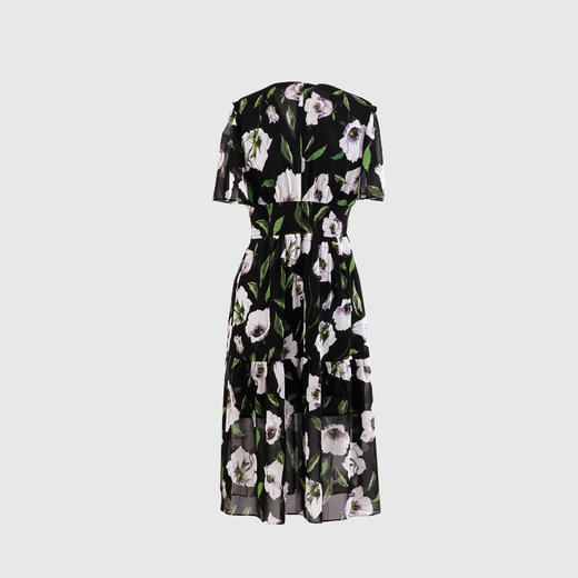 V领衬衫设计感不规则连衣裙 商品图3