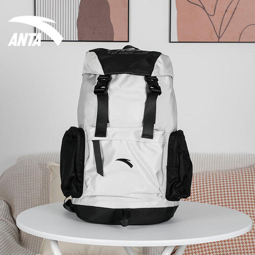 安踏运动背包男女2022春夏新款大容量双肩包书包电脑包192221152-2 商品图0
