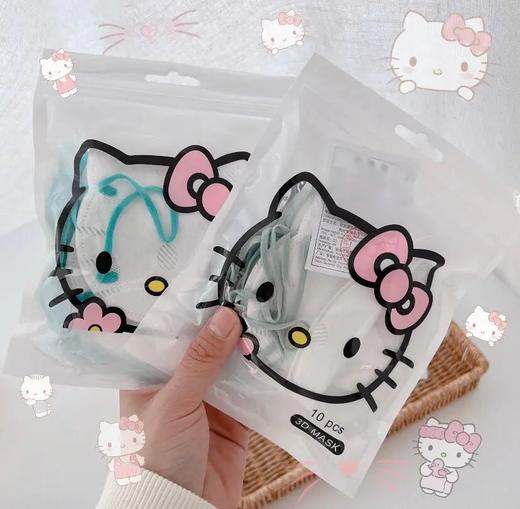 【限时折扣】猫咪印花立体口罩大人50只 商品图5