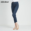 oldcolour秋季商场同款修身九分牛仔裤女N22113265 商品缩略图3