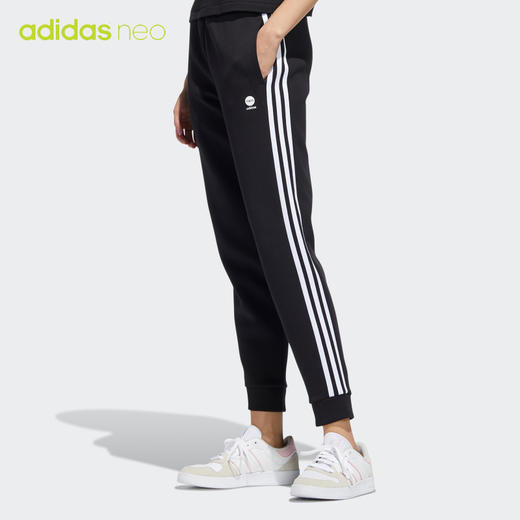 Adidas阿迪达斯NEO女裤2022春季新款运动休闲裤舒适长裤HE4505 商品图0