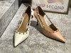 IUIU SECOND夏季时尚铆钉蛇皮细跟尖头空凉凉鞋 商品缩略图5