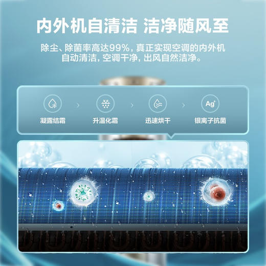 海尔（Haier）2匹 静悦 新一级能效 变频冷暖 客厅圆柱空调立式柜机 KFR-50LW/03KCA81U1 商品图4