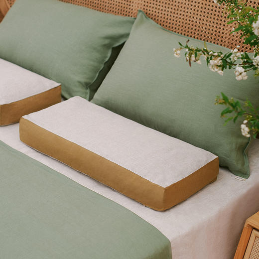 莫兰迪系列纯色护颈荞麦枕 商品图2