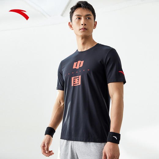 安踏中国冰雪短袖t恤男士夏季新款运动防晒上衣152227167-1/2/4 商品图0