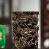 清 紫檀木透雕松鹤延年笔筒 商品缩略图1