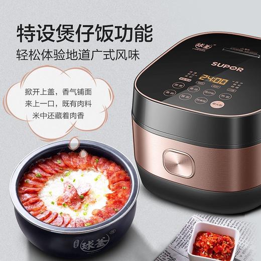 苏泊尔（SUPOR）电饭煲 智能预约煮粥锅 IH电磁加热 球釜内胆电饭锅4-6人 SF40HC32（线下同款） 商品图0