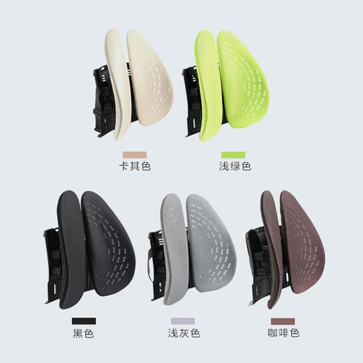 【斩获专利！告别腰酸背痛】NOXELES人体工学腰靠，告别腰酸背痛，缓解腰肌疲劳，矫正坐姿！ 商品图4