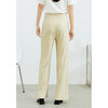 NEELLY纳俪商场同款休闲裤女薄款灯芯绒阔腿裤脚口开叉直筒裤春夏N22023H02005 商品缩略图4
