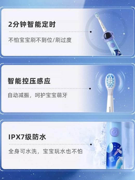 天空之城-TF GOL-Usmile儿童电动牙刷 商品图3