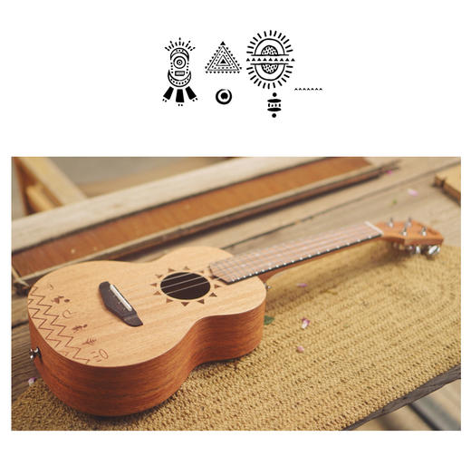 TODO尤克里里 尼罗河畔 碳素琴弦桃花心初学入门成人儿童21寸23寸 商品图2