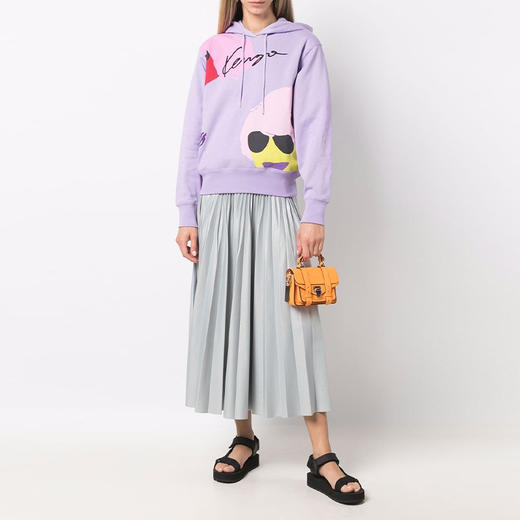 KENZO 高田贤三 抽象图案 女士卫衣 浅紫 FC52 SW842 4MO 66 商品图3